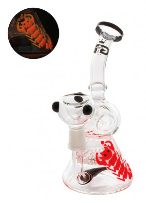 Grace Glass Red Scorpion Bong & Dab Rig