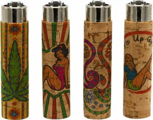 Clipper Natural Cork Design Feuerzeug