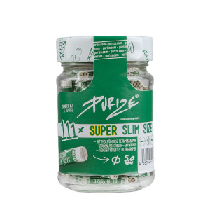 Purize Aktivkohlefilter Super Slim 5mm 111 Stk. im Glas