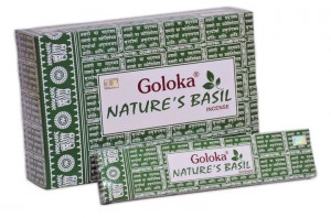 Goloka Nature's Basilikum Räucherstäbchen