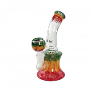 Black Leaf Mini-Bubbler Rasta