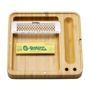 G-ROLLZ Travel Bamboo Tray Mischpult