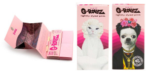G-ROLLZ Mexican Diamonds Pink 50 KS Papers Tips & Tray