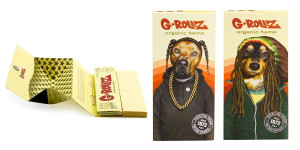 G-ROLLZ Reggae Rap Organic Hemp 50 KS Papers Tips & Tray