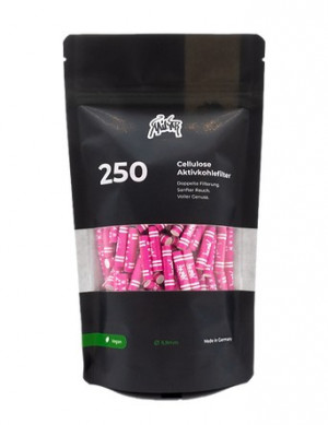 Kailar Cellulose Aktivkohlefilter Slim 5,9mm 250 Stk. pink