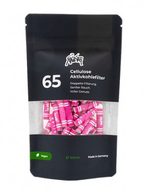 Kailar Cellulose Aktivkohlefilter Slim 5,9mm 65 Stk. pink