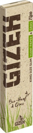 GIZEH King Size Slim Hanf & Gras Papers + Filtertips