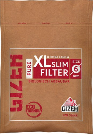 GIZEH Pure XL Slim Filter 120 Stk.