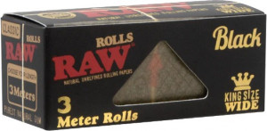 Raw Black Rolls 3m