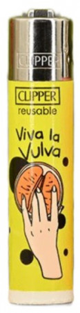 Clipper Feuerzeug Viva La Vulva
