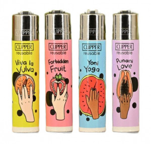 Clipper Feuerzeug Viva La Vulva
