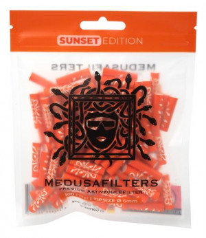 Medusa Hybrid Aktivkohlefilter 6mm Sunset 100er