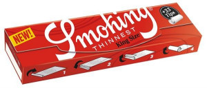Smoking Red Thinnest King Size Papers & Filter
