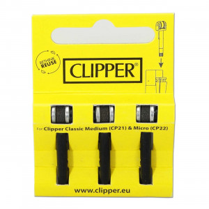 Clipper Feuerzeug Flintsystem MICRO, Zündstift 3 Stk.