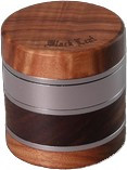 Black Leaf Alu-/ Nussholz Grinder 4-tlg