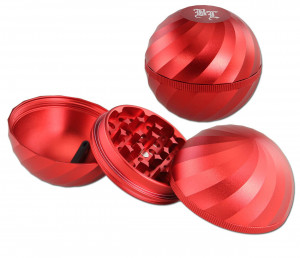 Kugelgrinder 4-tlg. Rot
