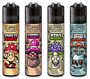 Clipper Feuerzeug Shrooms #12