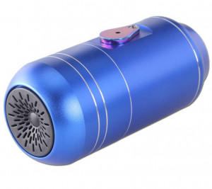 Black Leaf Aluminium Air Filter Pipe blue