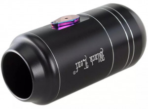 Black Leaf Aluminium Air Filter Pipe black