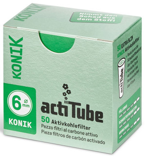 actiTube Aktivkohlefilter 6- 8mm "Konik" 50 Stk. actiTube Aktivkohlefilter 6- 8mm "Konik" 50 Stk.