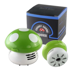 Brösel Staubsauger in Fliegenpilzform