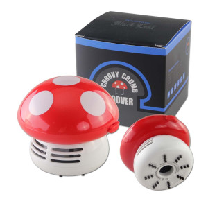 Brösel Staubsauger in Fliegenpilzform