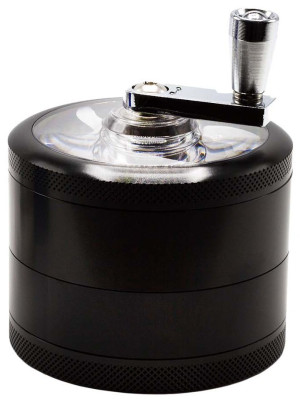 Kurbelgrinder Schwarz 4tlg. 63mm