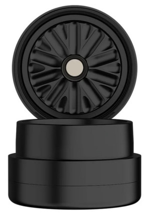 Flower Mill Next Gen Standard Alu Schwarz 3tlg 51mm