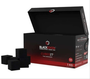 Blackcocos Premium Naturkohle 26mm 1Kg