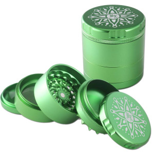 CNC-Flower-Grinder 5-tlg. 64mm Grün