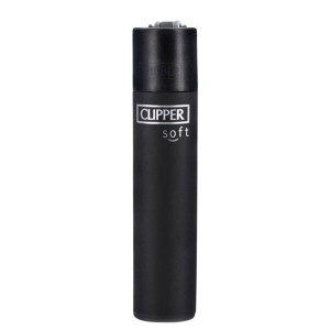 Clipper Feuerzeug Soft Touch Black