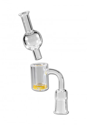 Glasbanger Set klarer Schliff mit Carb Cap NS19F