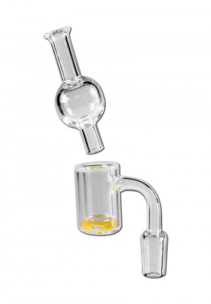 Glasbanger Set klarer Schliff mit Carb Cap NS19M