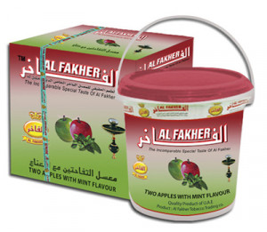 Al Fakher Doppelapfel Minze