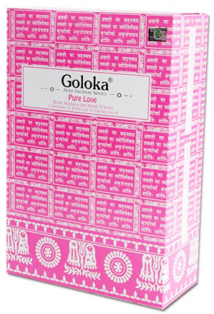 Goloka Pure Love Rose Räucherstäbchen