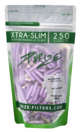 Purize Aktivkohlefilter XTRA Slim Lilac 250 Stk.