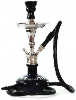 Mini Shisha schwarz geschraubt