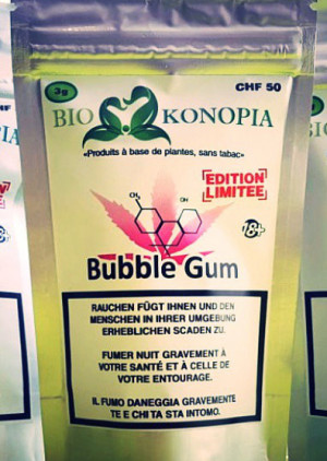 Biokonopia Bubble Gum CBD-Hanfblüten Tabakersatz