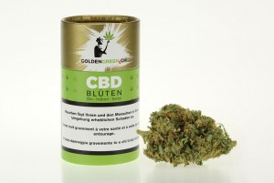 CBD Blüten 417 Gold 1.8g in Runddose
