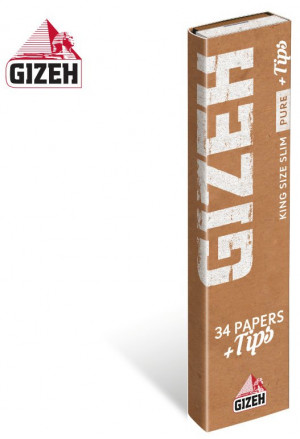 GIZEH Pure King Size Slim Papers + Filtertips