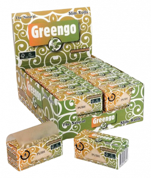 Greengo Unbleached Natural Slim Rolls