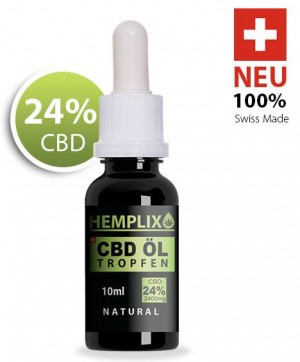 Hemplix CBD Öl Tropfen 24% 10ml Natural