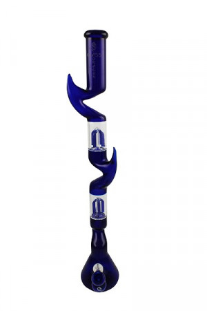 Power Tower Bong 73cm Blue