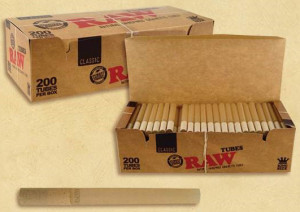 Raw Zigarettenhülsen Tubes 200 Stk.