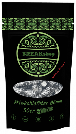 BREAKshop Aktivkohlefilter 6mm 50 Stk.