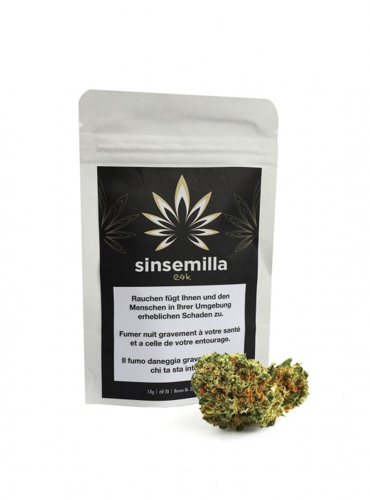 Sinsemilla 24k Indoor Hanfblüten Tabakersatz