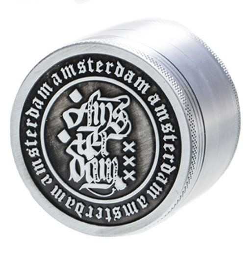 Amsterdam Grinder 60mm 4tlg Silber