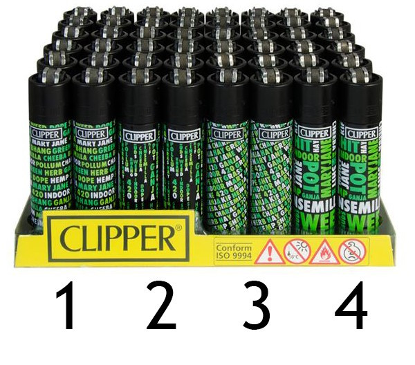 Clipper Feuerzeug Cannafonts