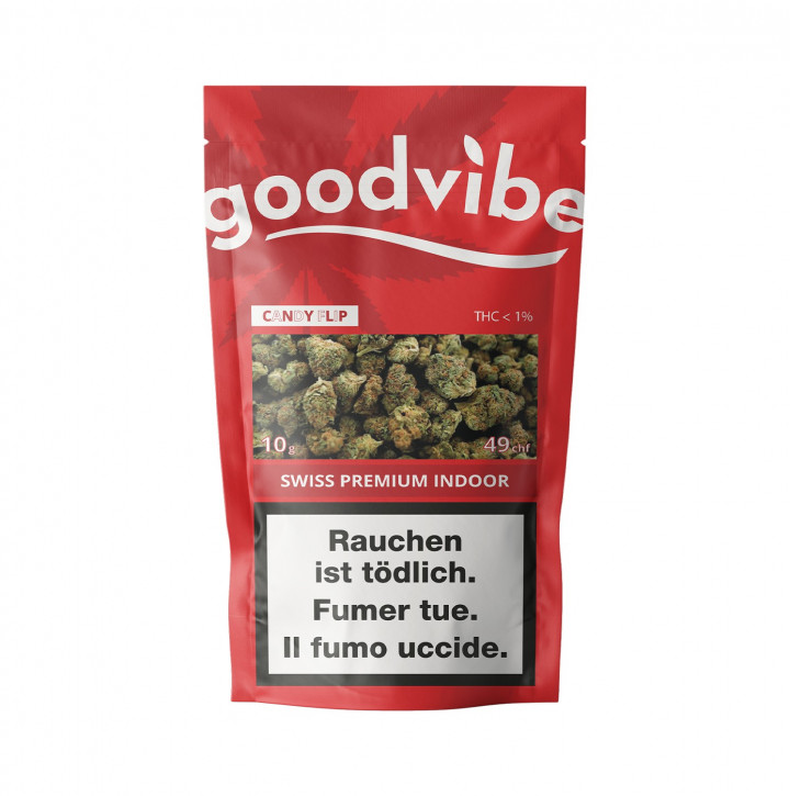 Goodvibe Candy Flip 15g CBD Hanfblüten Tabakersatz