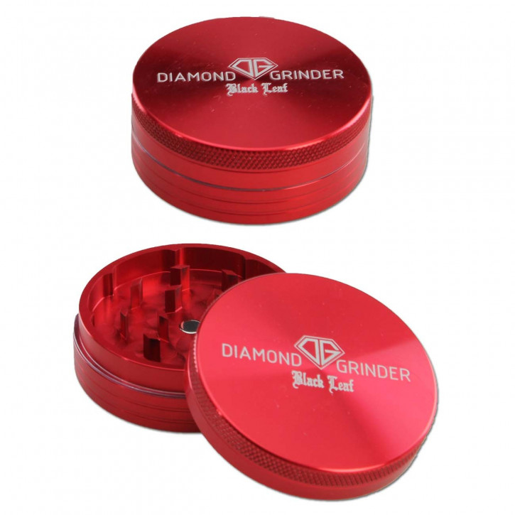 Black Leaf Diamond Aluminium Grinder 2-tlg ø 56mm